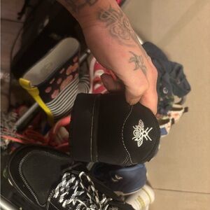 Jordan Black and White Athletic Shoes